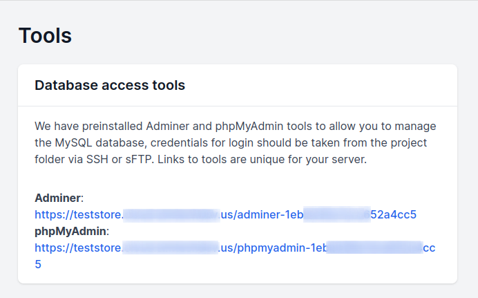 database access