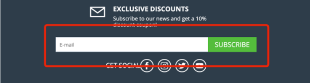 Subscribe form