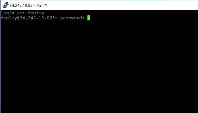Putty configuration